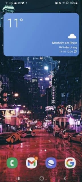 one ui 4 2 288x640 - Το νέο widget καιρού του Samsung One UI 4.0 σίγουρα θα σου αρέσει