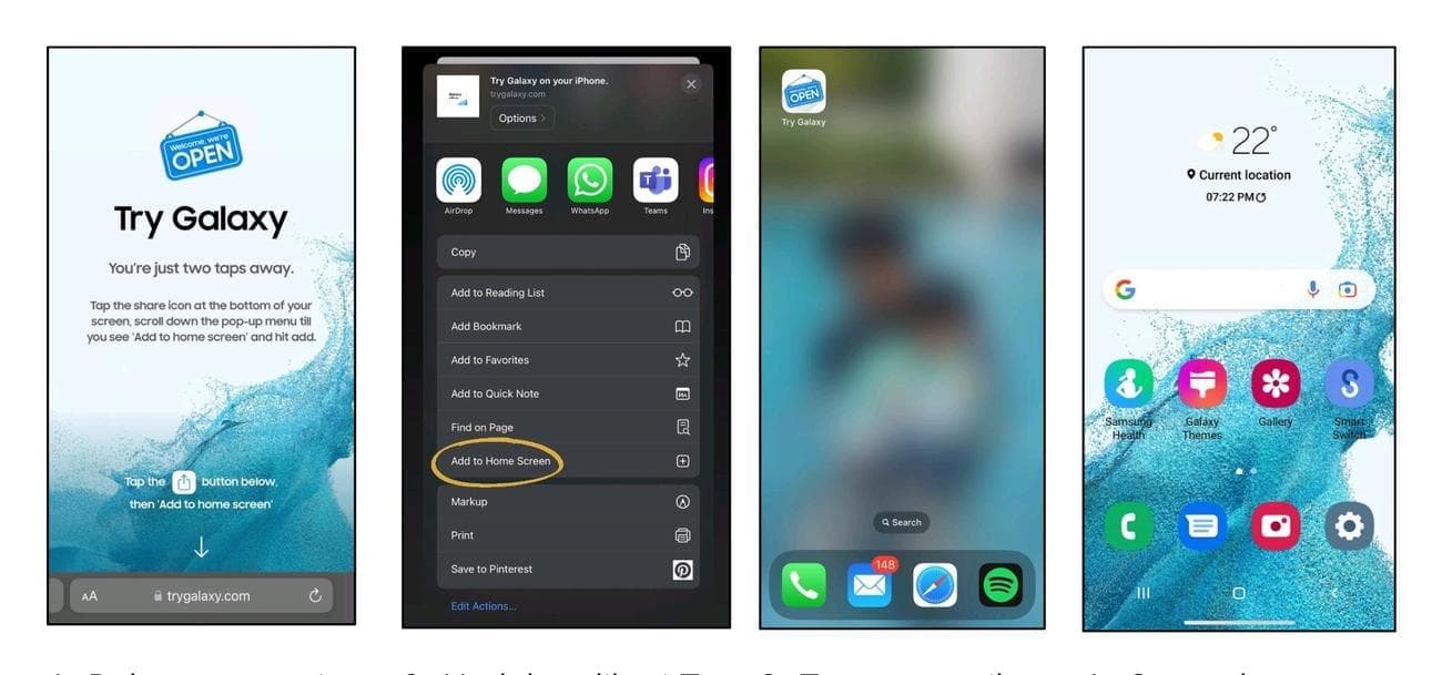 Screenshot 20221006 093354 - Δοκιμάστε το Galaxy S23 στο...iPhone σας