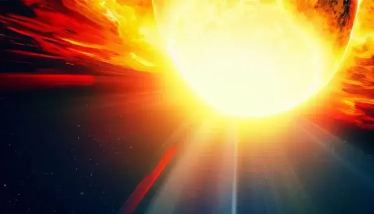 Η Γη χτυπήθηκε από ωστικό κύμα έκρηξης στην άλλη πλευρά του Ήλιου