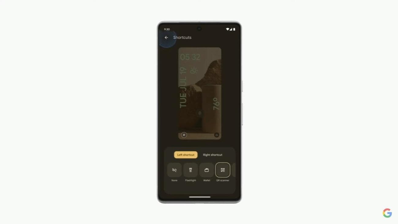 Google I/O Νέα οθόνη κλειδώματος