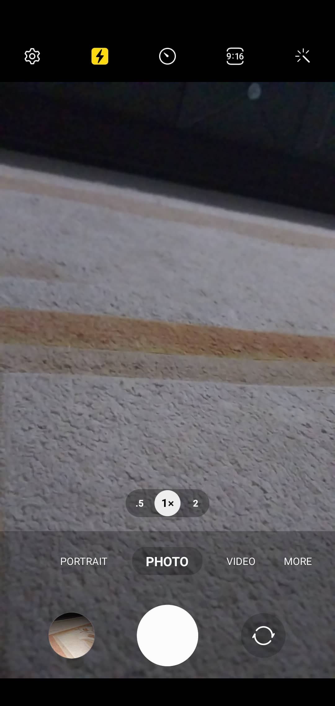 Αναλογία διαστάσεων 16:9 στην εφαρμογή κάμερας Android