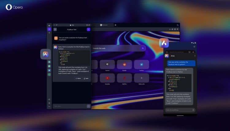 Opera Aria browser revealed