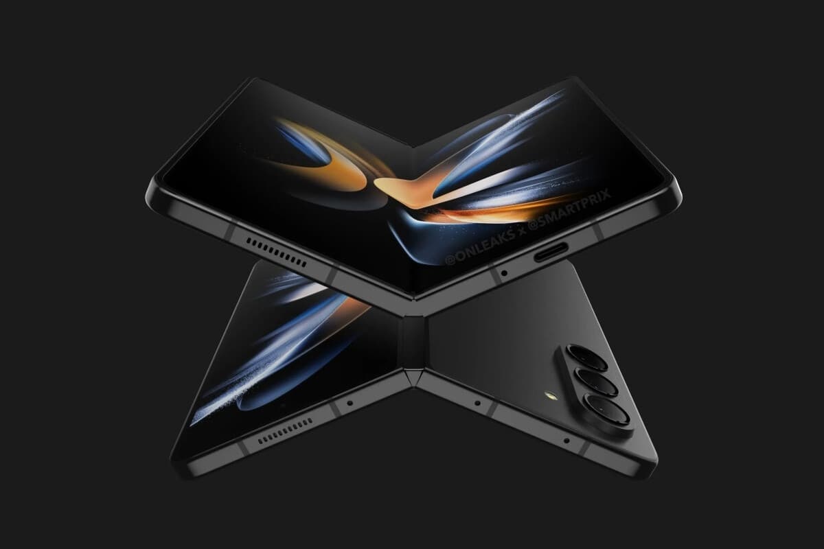 Το Galaxy Z Fold 5 (που αποδίδεται εδώ) αναμένεται να μοιάζει σχεδόν πανομοιότυπο με το Z Fold 4. - Νέα έκθεση ισχυρίζεται ότι αποκαλύπτει τα ακριβή Samsung Galaxy Z Fold 5 και Z Flip 5 Unpacked και ημερομηνίες κυκλοφορίας