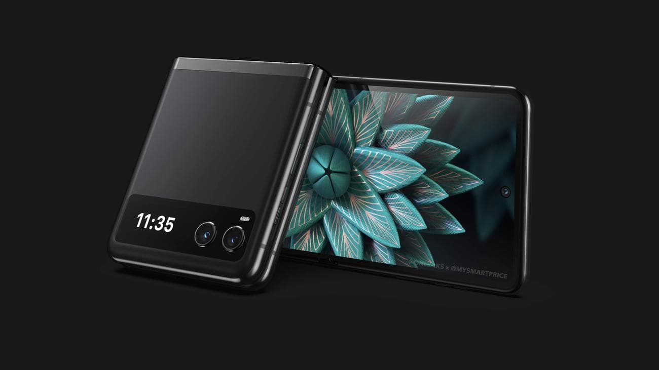 Moto Razr 40, Image Credit - @OnLeaks x @MySmartPrice - Moto Razr 40 και Razr 40 Ultra: προσδοκίες και νέα για την ημερομηνία κυκλοφορίας
