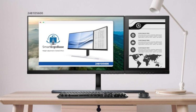 philips E-ink, Philips: Δημιούργησε 1440p monitor με προσαρτημένη οθόνη E-ink