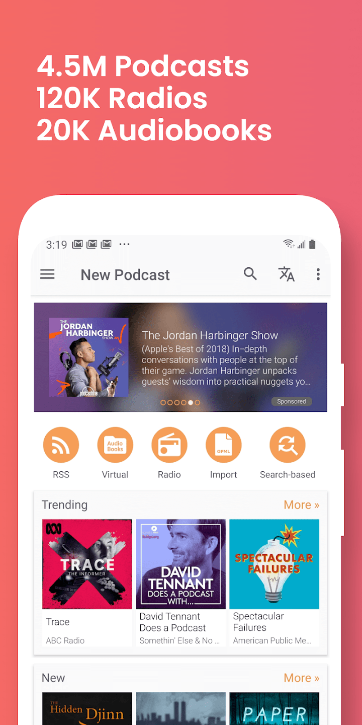 Podcast Addict Podcast player android auto roundup (1)