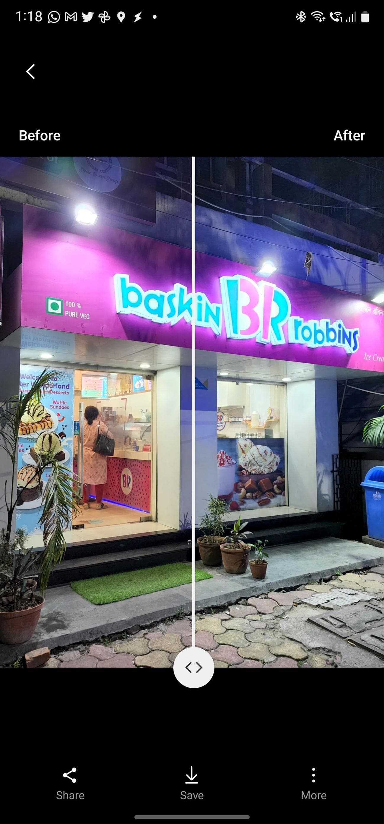 Remastering a picture in Samsung Gallery