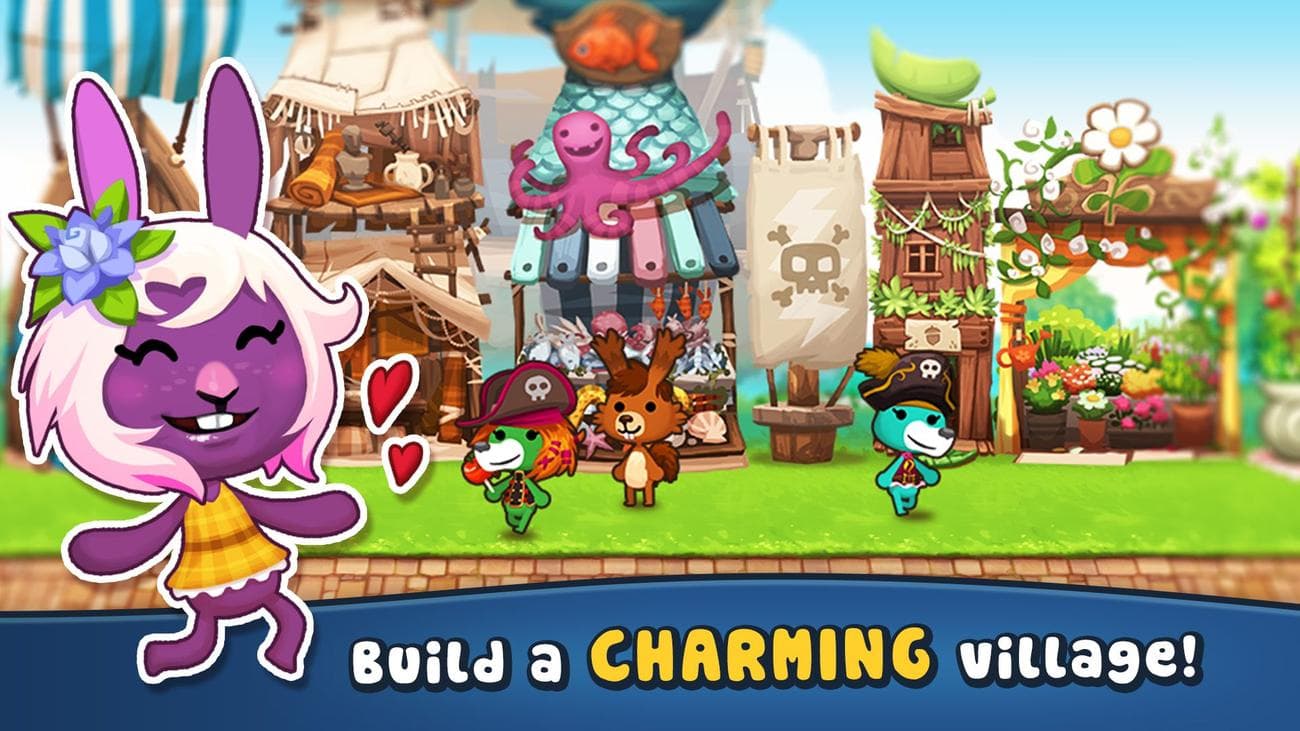 best-nimal-crossing-games-android-happy-street-build-a-charming-village
