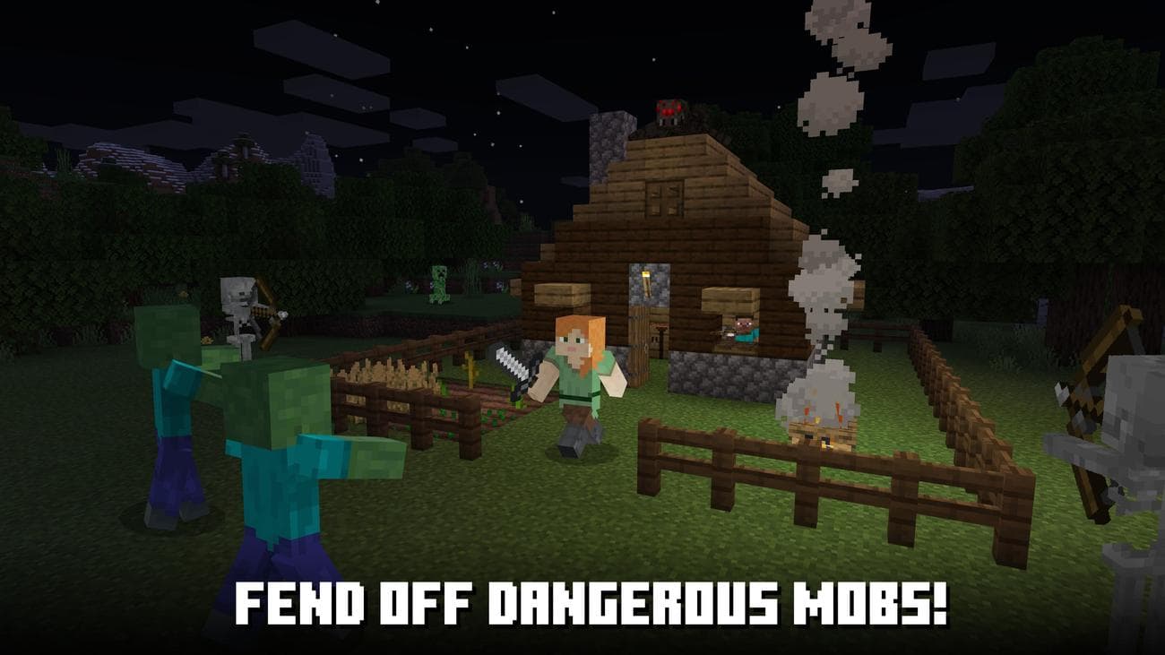 best-animal-crossing-games-android-minecraft-fend-off-dangerous-mobs