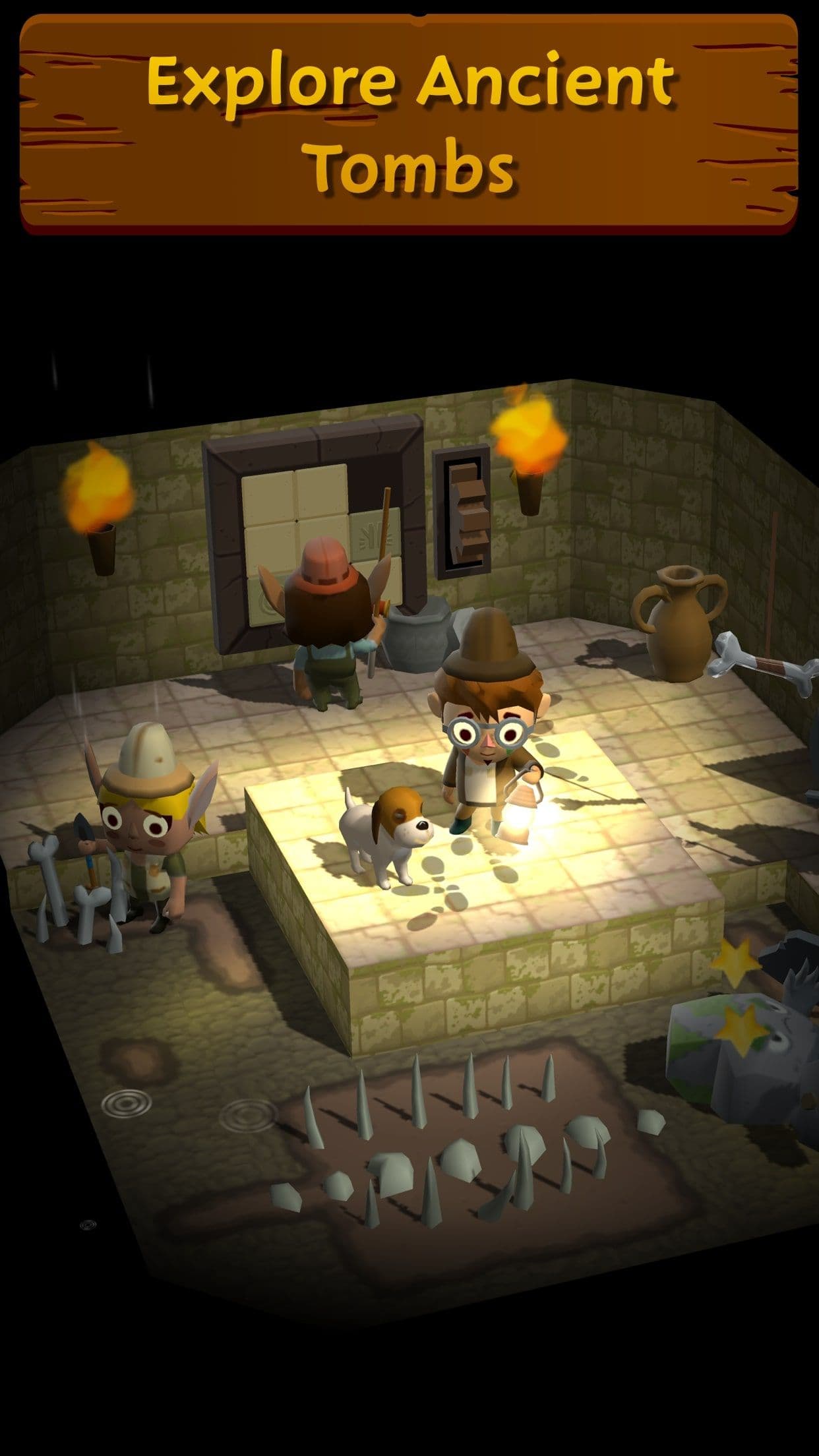 best-animal-crossing-games-android-seabeard-explore-ancient-tombs