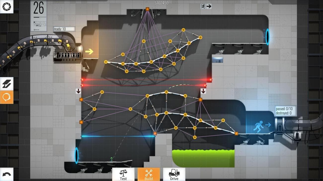 Bridge Constructor Portal screen