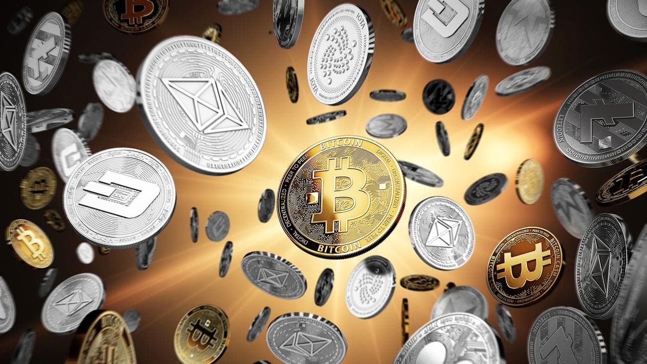 Cryptocurrency falling