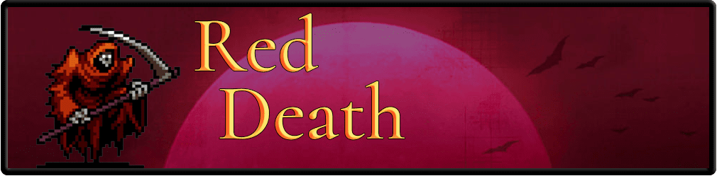 Πανό χαρακτήρων Vampire Survivors Red Death