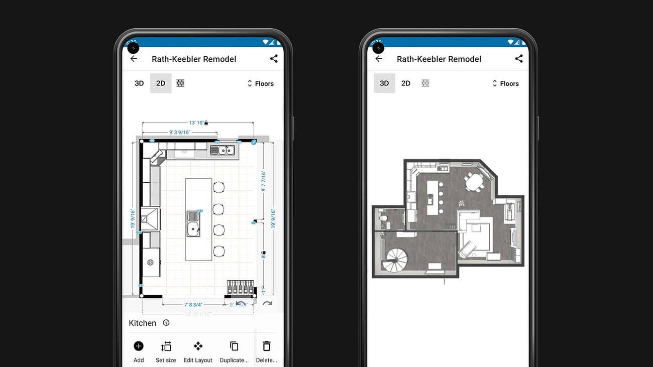 Στιγμιότυπο οθόνης της εφαρμογής MagicPlan