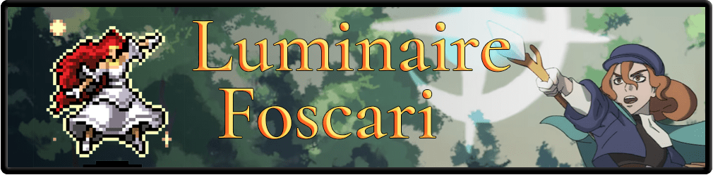 Πανό χαρακτήρων Vampire Survivors Luminaire Foscari