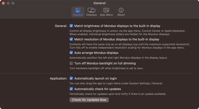 ρυθμίσεις monduo pro duo