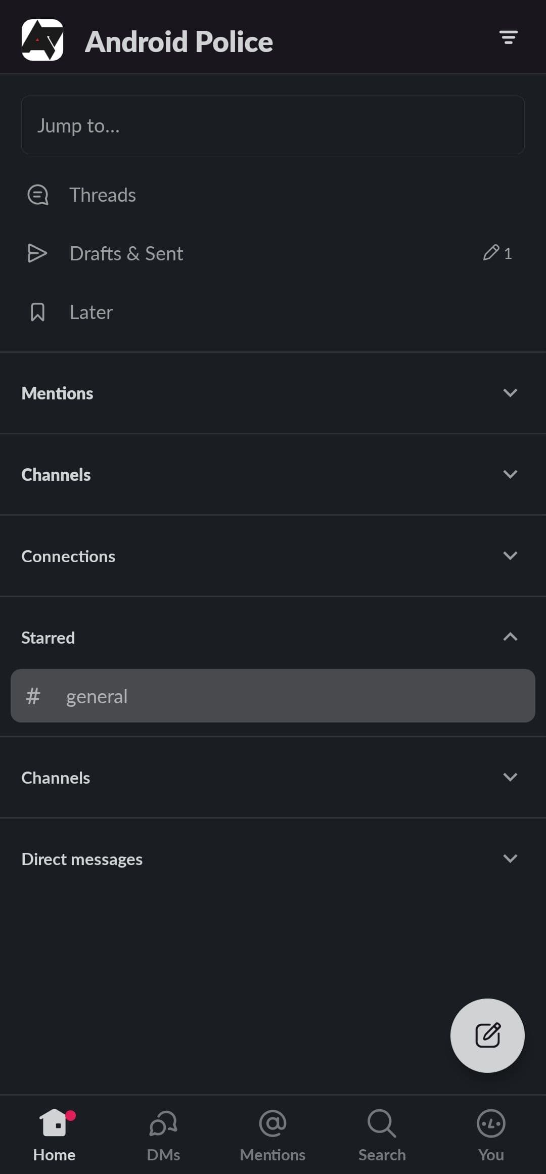 Χαλαρή αρχική σελίδα για κινητά