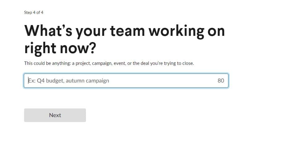 Ονομασία καναλιού για νέο χώρο εργασίας Slack