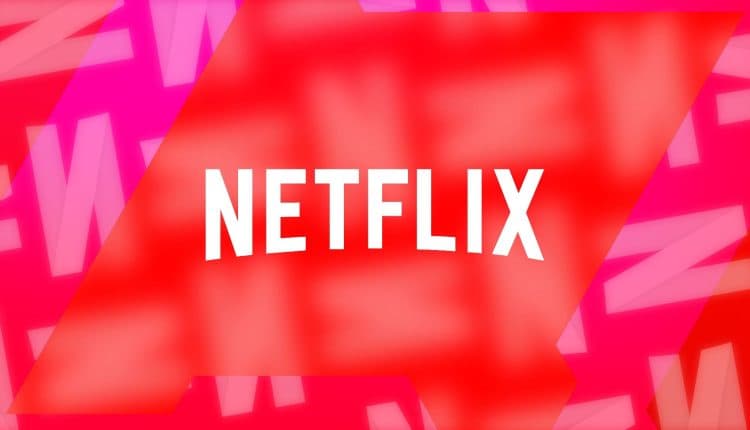 Logo for Netflix against a red background