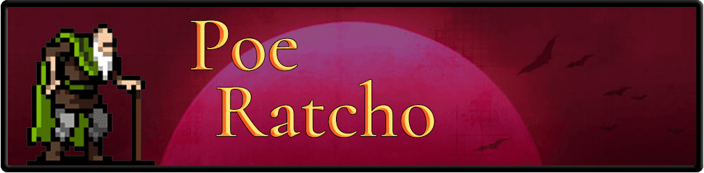 Πανό χαρακτήρων του Vampire Survivors Poe Ratcho