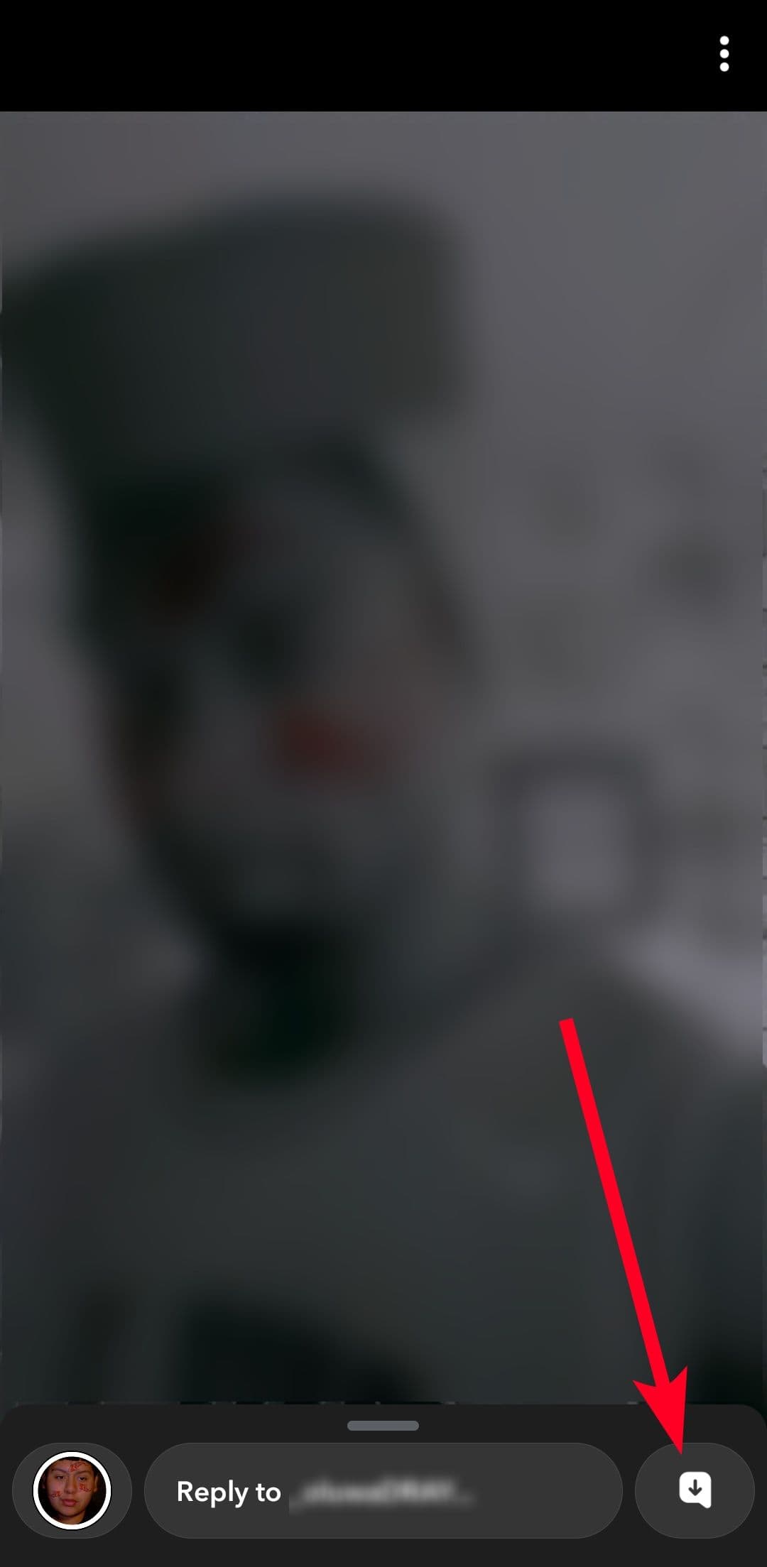 Αποθήκευση στιγμιότυπου στη συνομιλία στο Snapchat