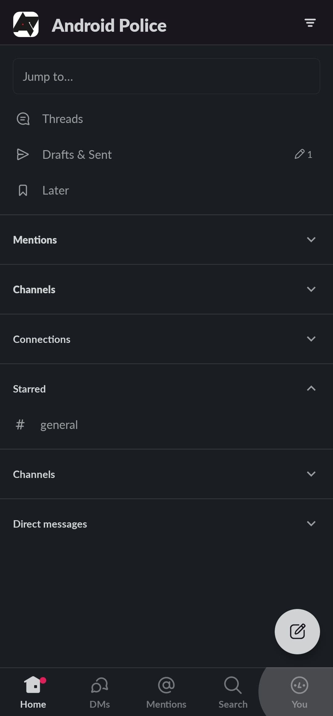 Χαλαρή αρχική σελίδα για κινητά