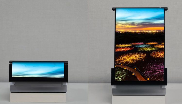 Επίδειξη οθόνης Samsung με δυνατότητα κύλισης για μεγάλο χρονικό διάστημα και OLED με ανίχνευση υγείας
