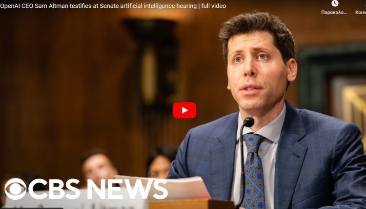 Εργαλείο, όχι πλάσμα η τεχνητή νοημοσύνη αλλά μπορεί να φτάσει πολύ μακριά: Αποκαλυπτικά όσα κατέθεσε στο Κογκρέσο ο 30χρονος γκουρού της Α.Ι