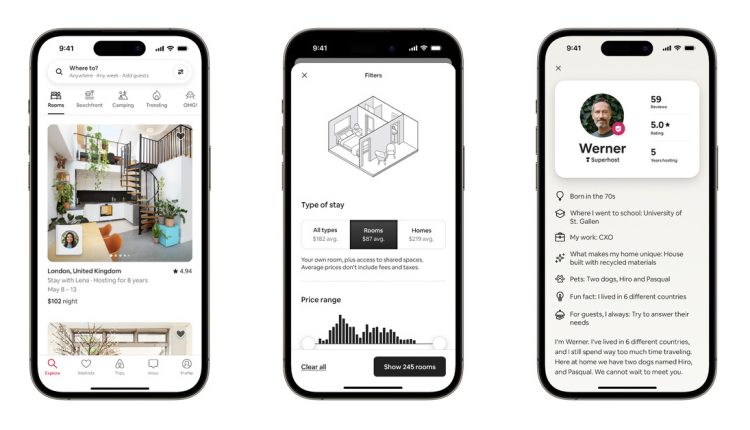 Η Airbnb εγκαινιάζει νέα κατηγορία δωματίων με περισσότερες λεπτομέρειες για τους οικοδεσπότες