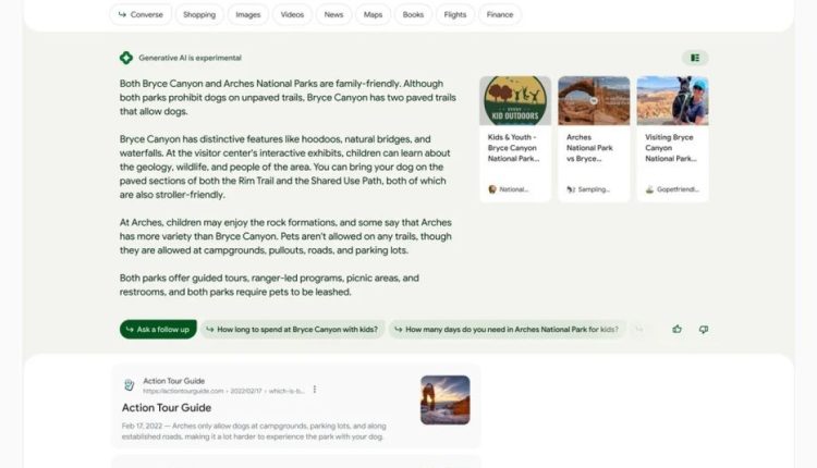 Η Google φιλοδοξεί να αλλάξει ριζικά τον τρόπο αναζήτησης με το AI