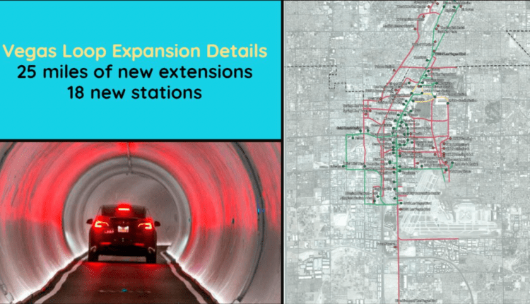 Η The Boring Company του Musk θα επεκτείνει το Vegas Loop σε 18 νέους σταθμούς