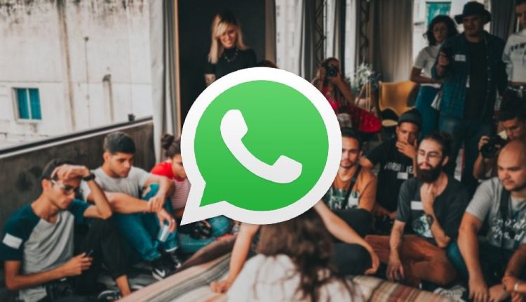 Group of people sitting on the floor WhatsApp hero