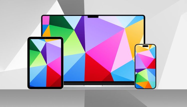 Κατεβάστε αυτήν την πολύχρωμη γεωμετρική ταπετσαρία για iPhone/iPad και Mac από τον αγαπημένο μας Basic Apple Guy