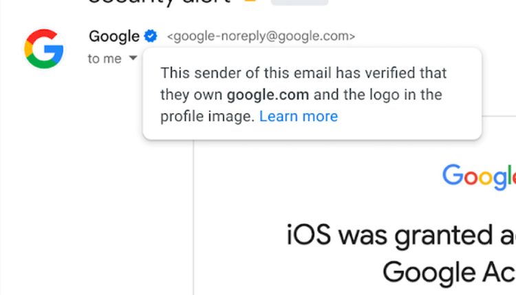 Τώρα το Gmail έχει επίσης μπλε επαληθευμένα εικονίδια επιλογής