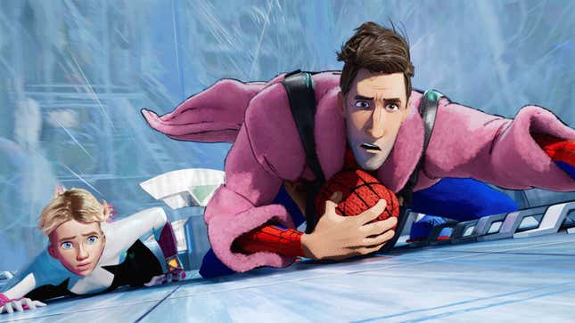 Η Γκουέν με τον Πίτερ Πάρκερ από την προηγούμενη ταινία.