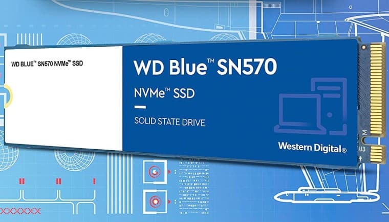 δυτικός ψηφιακός μπλε εσωτερικός ssd