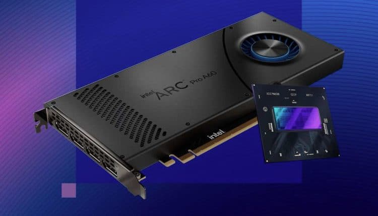 The Intel Arc Pro A60 and A60M GPUs