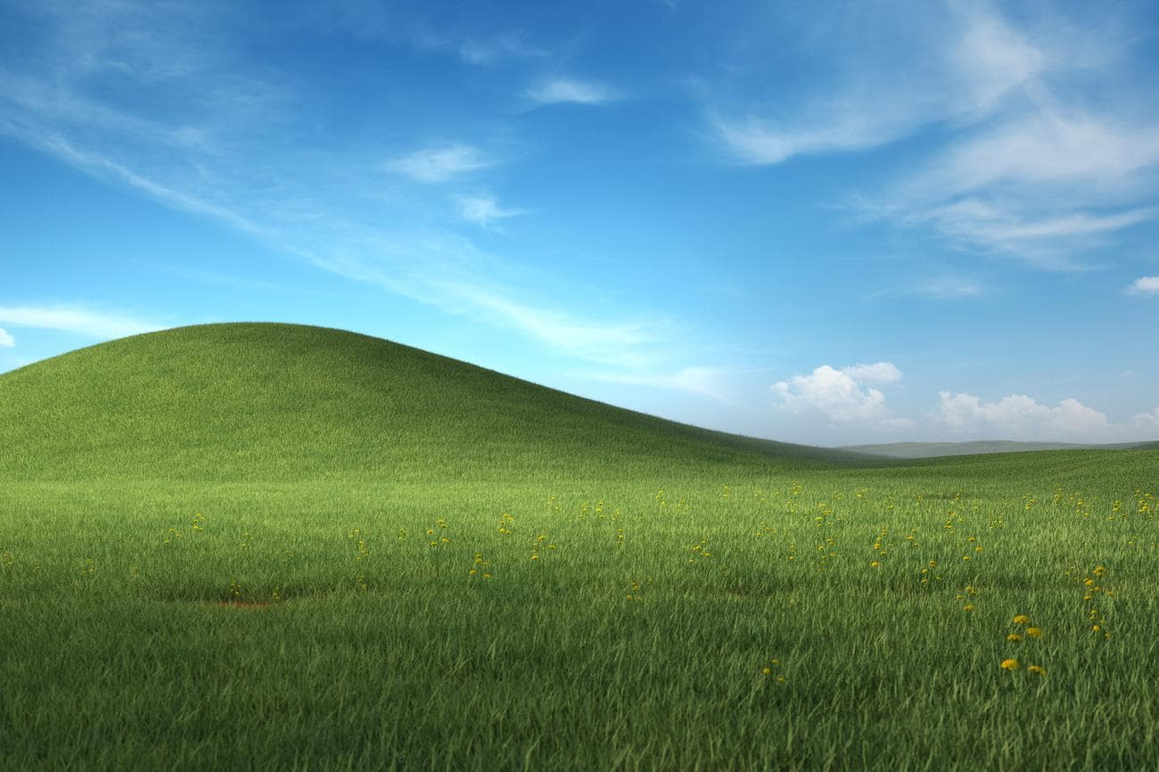 Windows XP Bliss ταπετσαρία 4K απόδοση