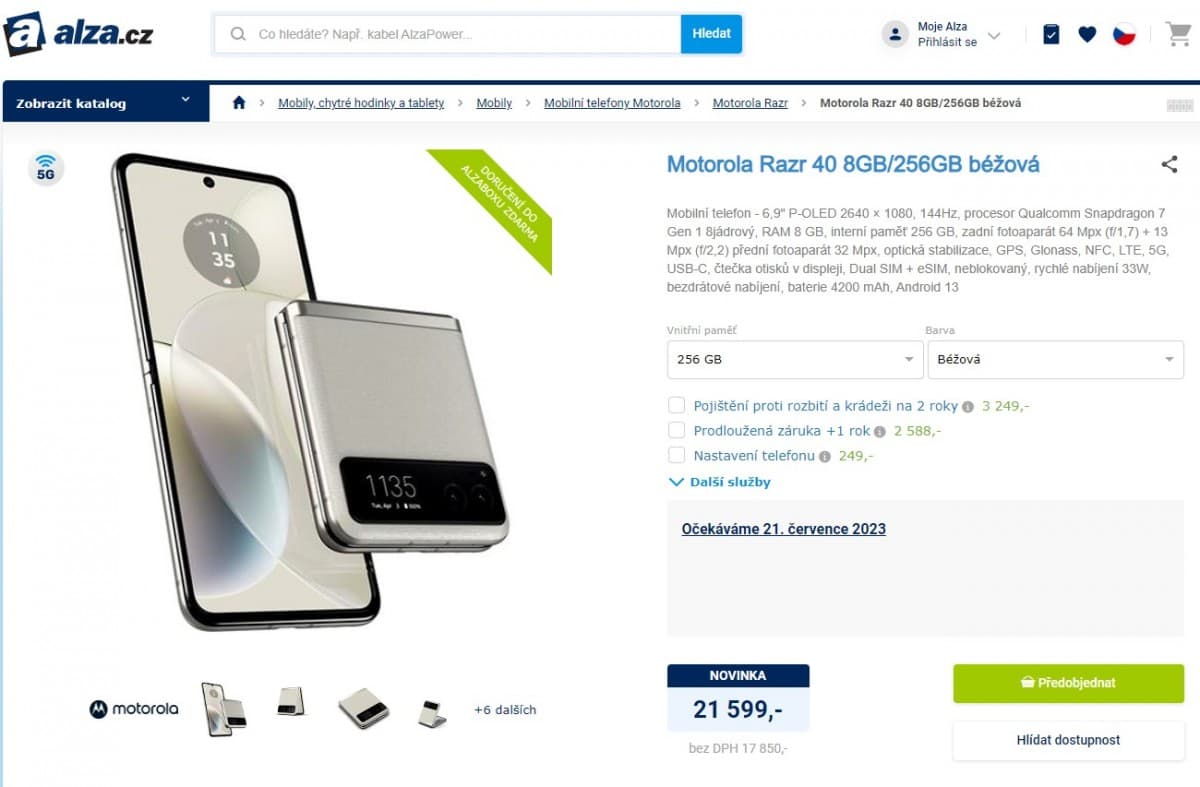 Το Motorola Razr 40 κυκλοφορεί στην Κίνα, έρχεται στην Ευρώπη τον επόμενο μήνα