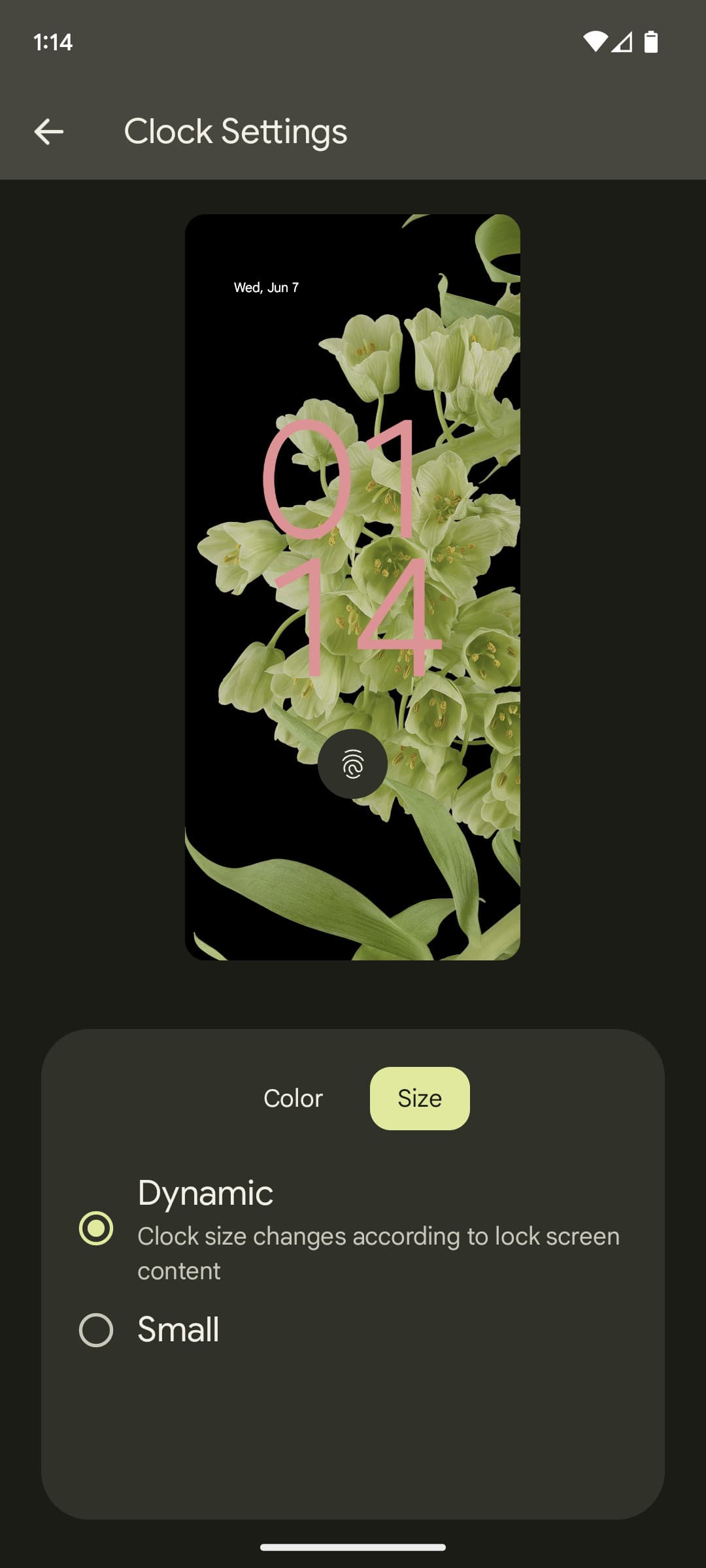 Android 14 Στιγμιότυπα οθόνης προσαρμογών κλειδώματος οθόνης 2
