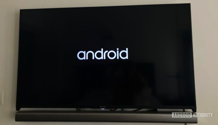 Android TV Stock Image