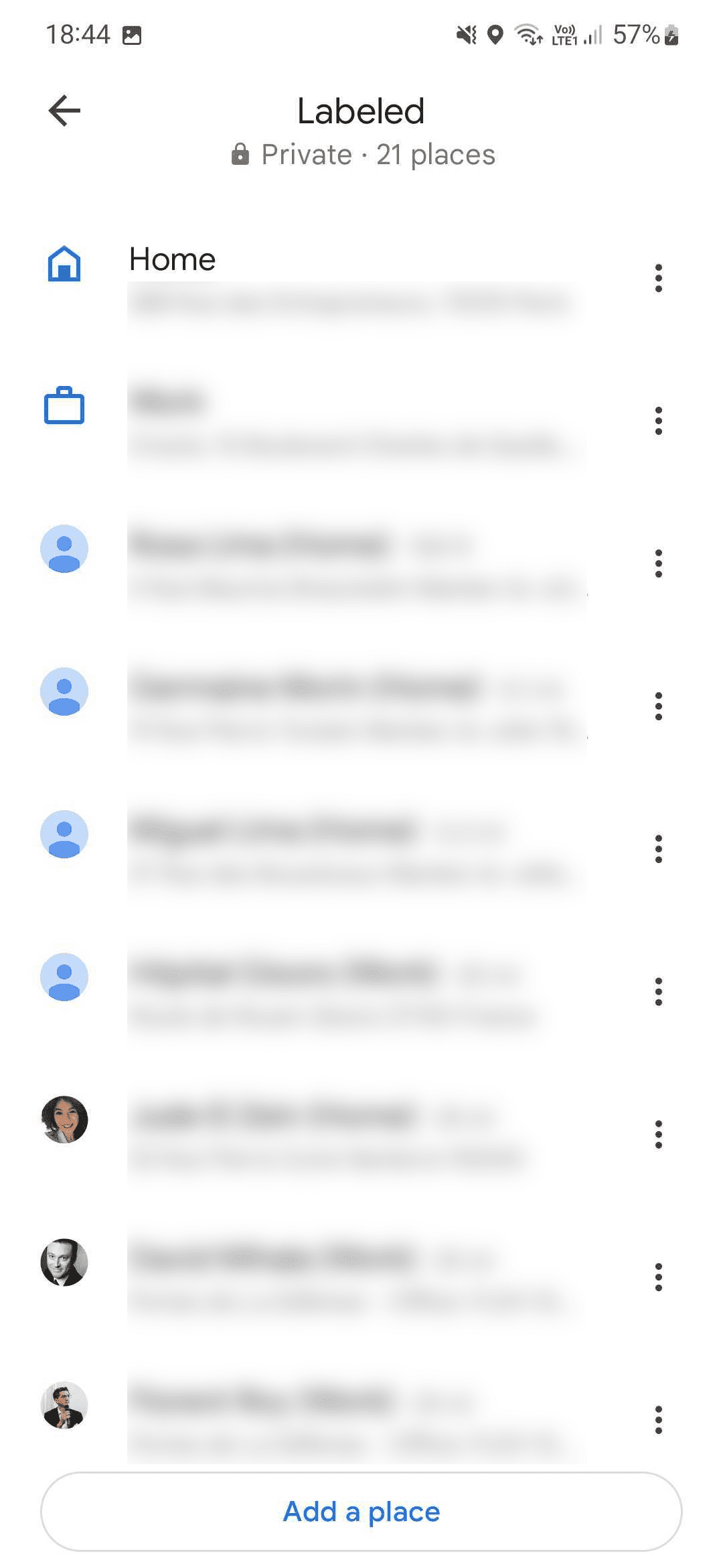 Διεύθυνση σπιτιού στους Χάρτες Google