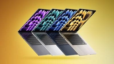 Κίτρινο χαρακτηριστικό MacBook Air 15 ιντσών