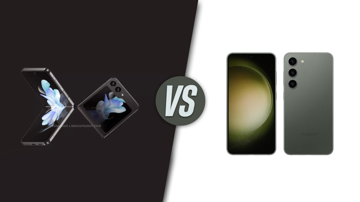 Samsung Galaxy Z Flip 5 vs Galaxy S23: expected differences