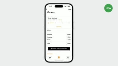 Παρακολούθηση με το Apple Wallet