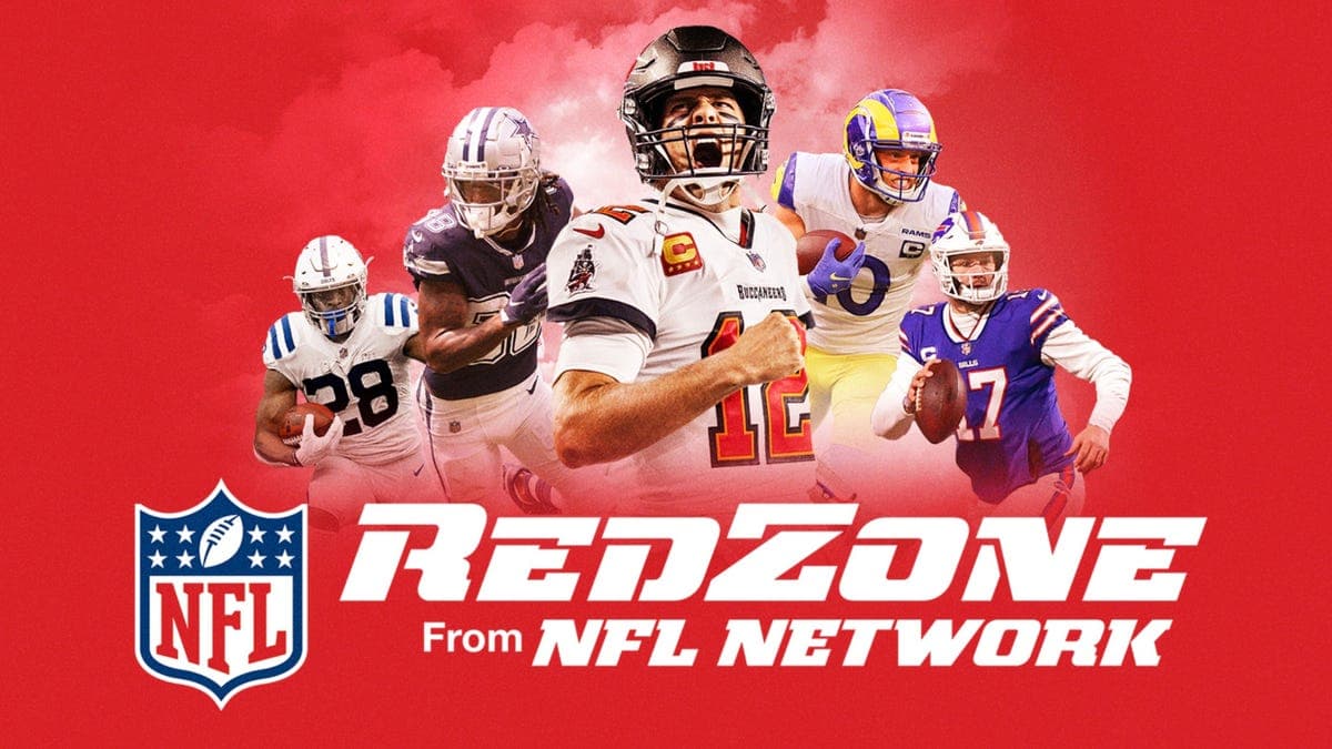Εικονίδιο NFL Redzone με παίκτες στο παρασκήνιο.