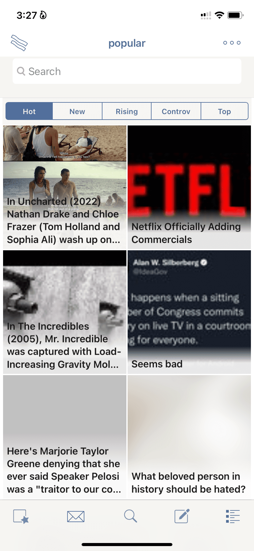 baconreader δημοφιλές subreddit