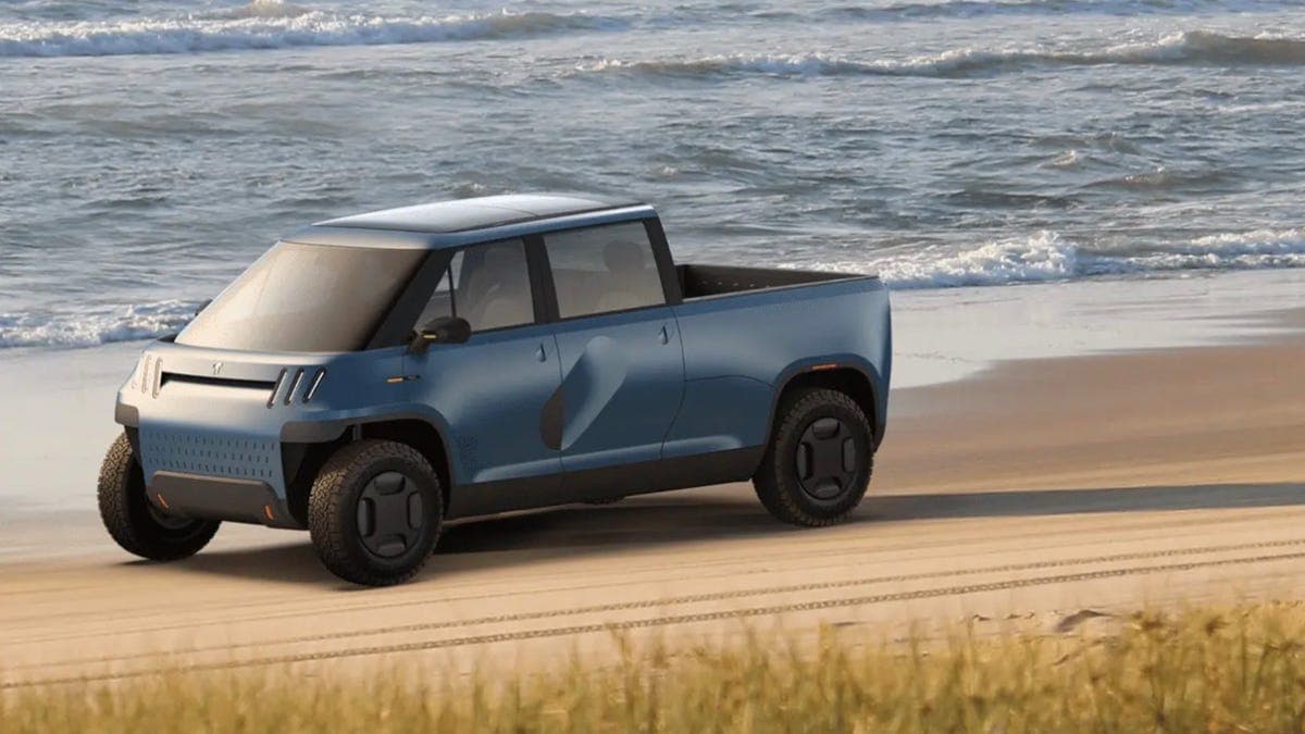 Φορτηγό Telo στην παραλία