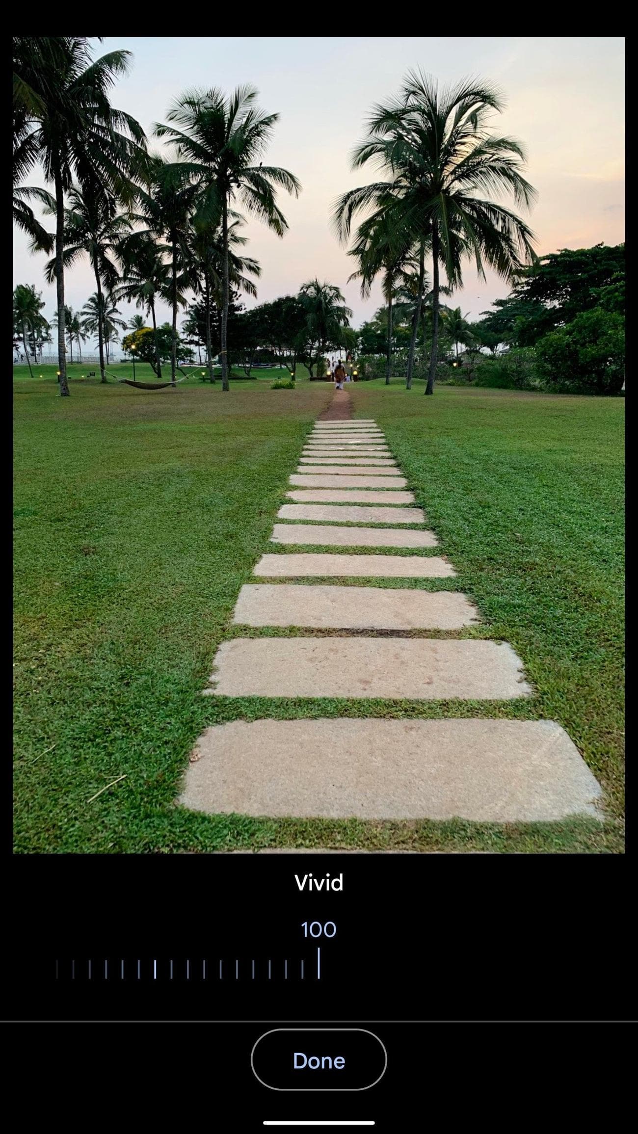 προσαρμόστε την ένταση του φίλτρου στις Φωτογραφίες Google