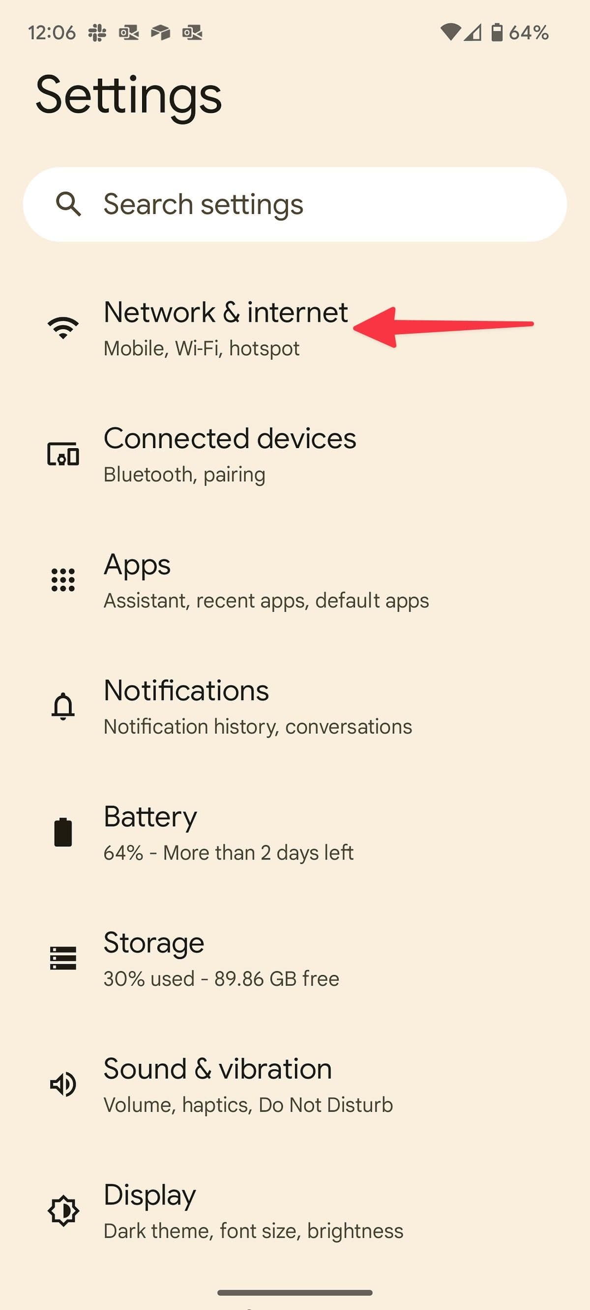 ανοιχτό δίκτυο και internet στο Android